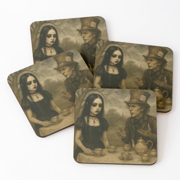 Item preview, Alice, Shadows over the Tea Table designed and sold by Woven-myth.