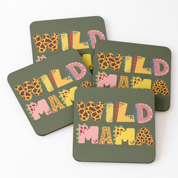 Item preview, Wild Mama Family Matching for Women & Her, Safari Animal Theme designed and sold by Mozaic Clothes.