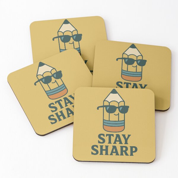 Item preview, "Stay Sharp" Cool Pencil Design | Clever & Funny Art for Students & Teachers designed and sold by EsoKafi Design.
