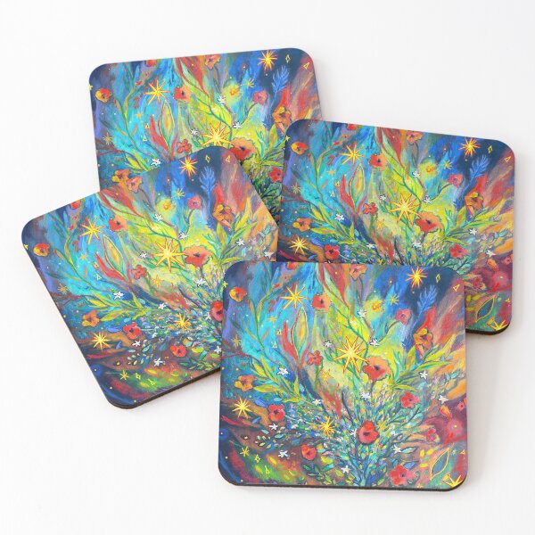 Item preview, Stars and flowers  designed and sold by Josefien Stoppelenburg Art .