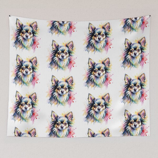 Item preview, Vibrant Chihuahua Portrait designed and sold by Wags & Tails.