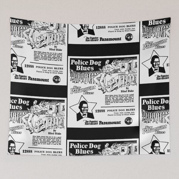 Item preview, Police Dog Blues - Blind Blake  Classic Blues From Paramount Records designed and sold by RosalynBeer.