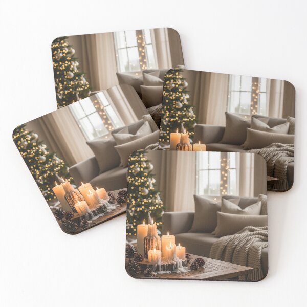 Item preview, Cozy Holiday Hygge Living Room Art | Rustic Christmas Decor designed and sold by Vida e Arte.