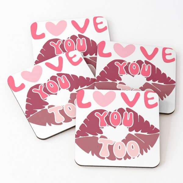 Item preview, Love You Too : Cute Romantic Text Design for Couples & Loved Ones designed and sold by AlienTechs.