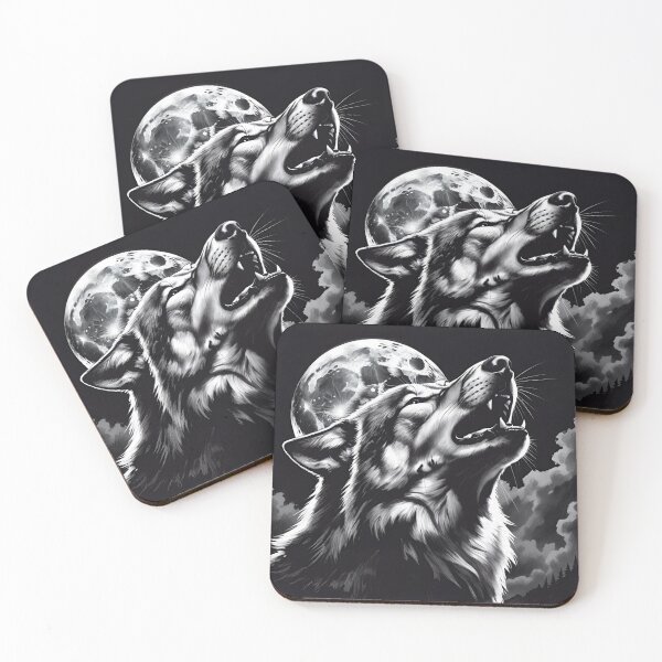 Item preview, Wolf, Black, White and Grey designed and sold by RisingWolfStudio.