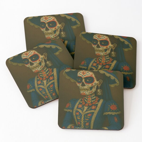 Item preview, Skele-Frida Khalo  designed and sold by Slater-Bug.