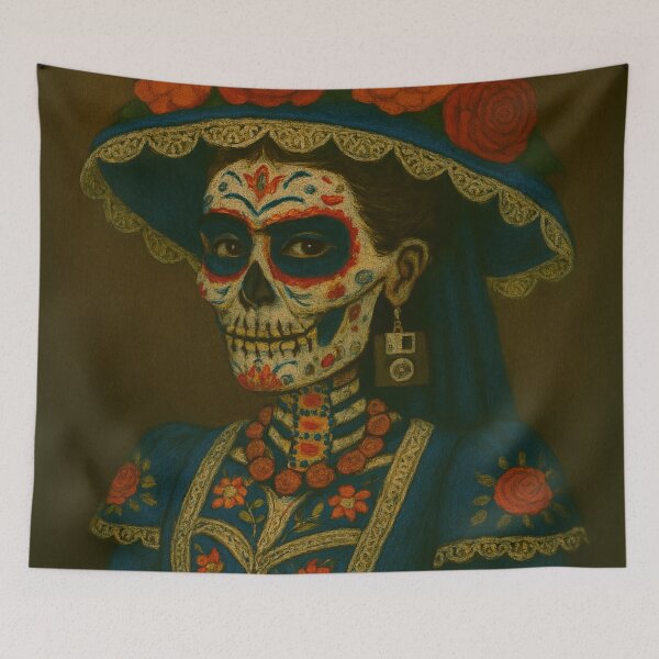 Item preview, Skele-Frida Khalo  designed and sold by Slater-Bug.