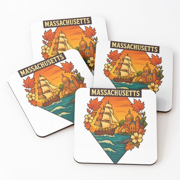 Item preview, Massachusetts artistic design designed and sold by Ahau Designs.