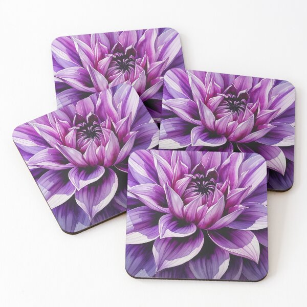 Item preview, Purple and Lavender Dahlia designed and sold by BYnomi.