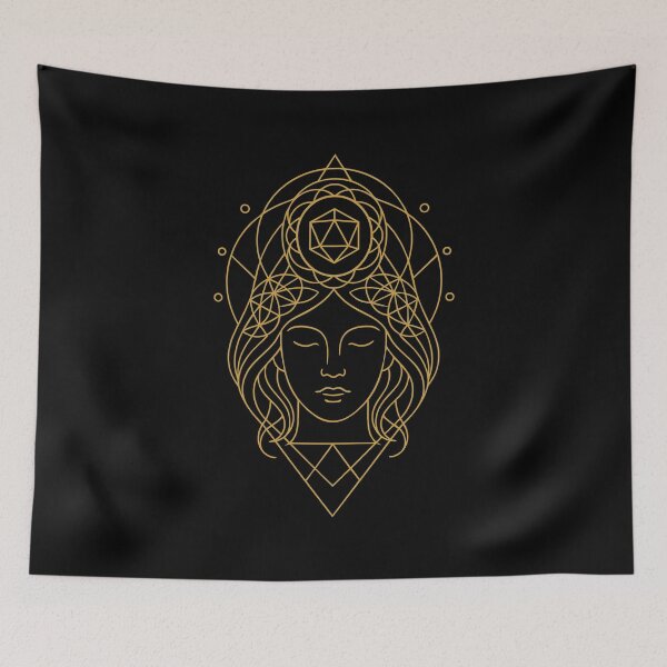Item preview, Esoteric Sacred Geometry D20 Dice Woman RPG designed and sold by pixeptional.
