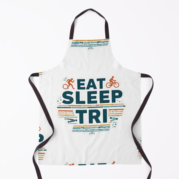 Item preview, Eat, Sleep, TRI – Funny Triathlon Sticker designed and sold by Triathlongram.