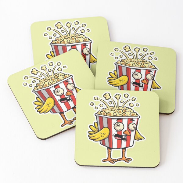 Item preview, PopcornChicken – The Snack Attack Bird designed and sold by Lin's Art Lab.