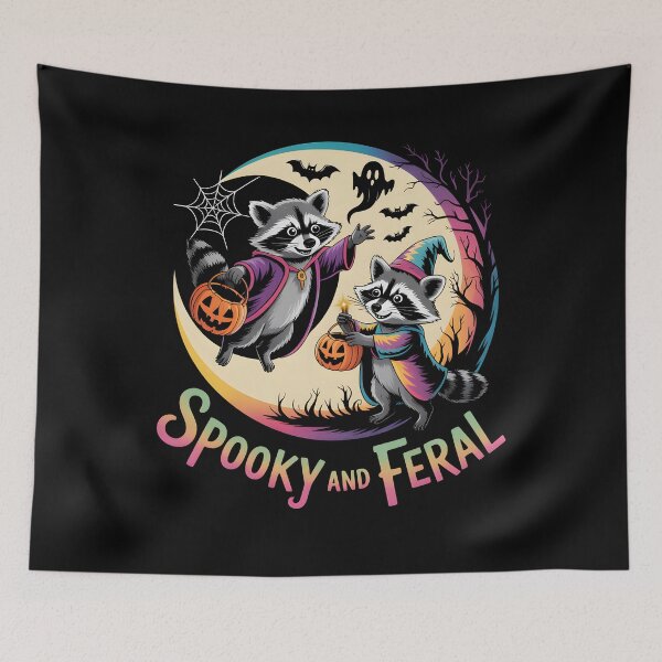 Item preview, Spooky And Feral Raccoon Cute Ghost Raccoon Teacher Halloween Outfit designed and sold by DIT-Artis.