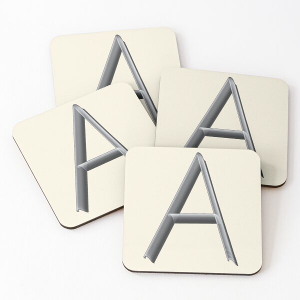 Item preview, 3D Metallic Letter A Typography Design designed and sold by Tem‑Tip of pen.