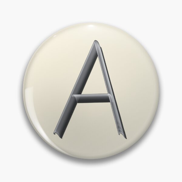 Item preview, 3D Metallic Letter A Typography Design designed and sold by Tem‑Tip of pen.