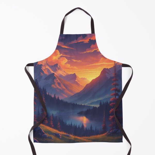Item preview, Mountain Valley Sunset designed and sold by RisingWolfStudio.