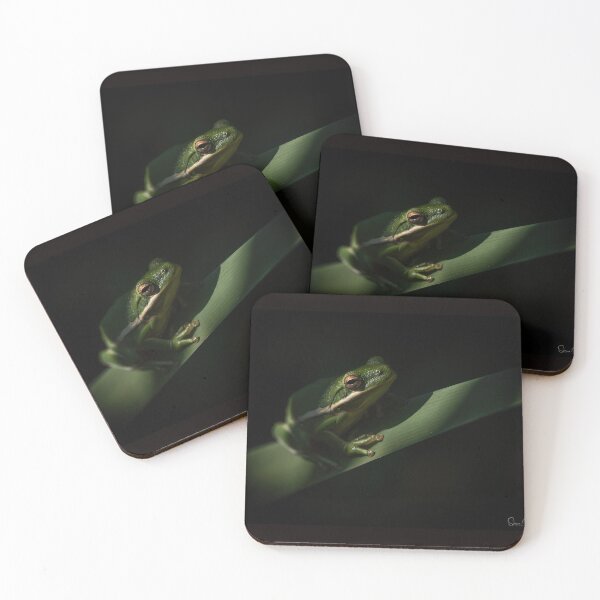 Item preview, Green Tree Frog in the Shadows  designed and sold by Shannon Emmel .