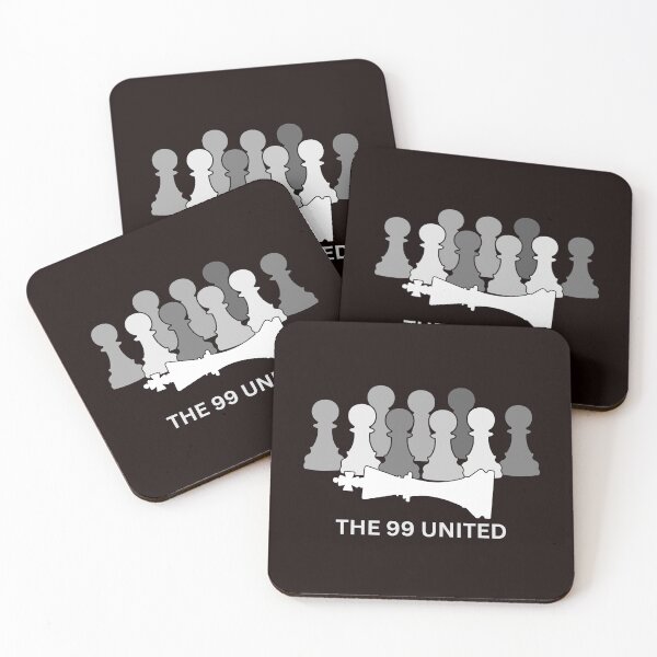 Item preview,  The 99 United - Worldwide Unity of the 99% (Greyscale Pawns w/ White King) designed and sold by  The 99 United.