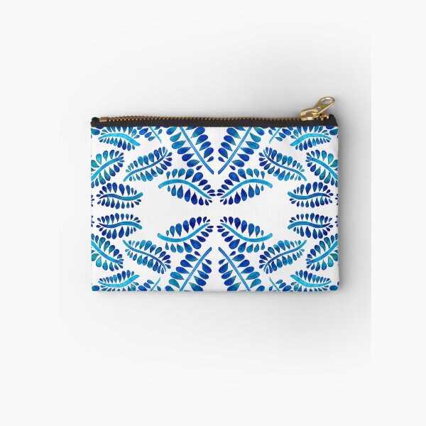 Item preview, Blue leaves pattern watercolor designed and sold by Filipa José.