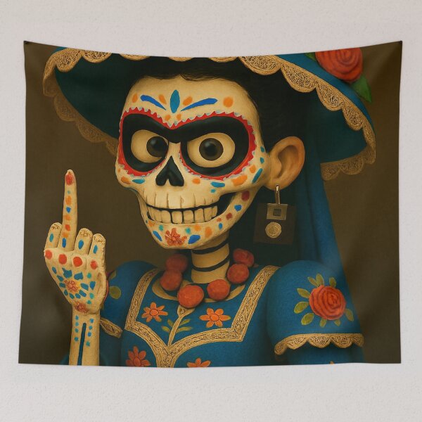 Item preview, Rebellious Skele-Frida designed and sold by Slater-Bug.