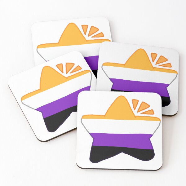 Item preview, nonbinary pride star! designed and sold by SeraphStickers.
