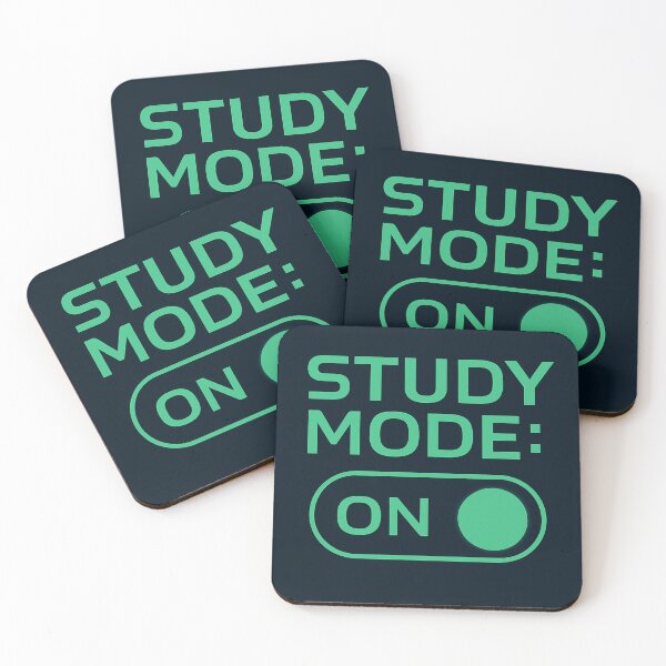 Item preview, "Study Mode: On" Typography Poster | Focus & Productivity Art for Students & Gamers designed and sold by EsoKafi Design.