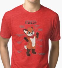 Fursuit Anatomy Tri-blend T-Shirt
