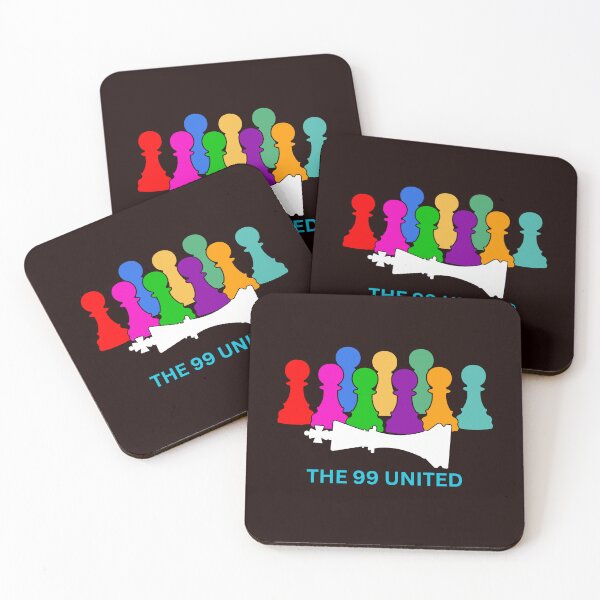 Item preview, The 99 United - Worldwide Unity of the 99% (Multi-color Pawns w/ White King) designed and sold by  The 99 United.