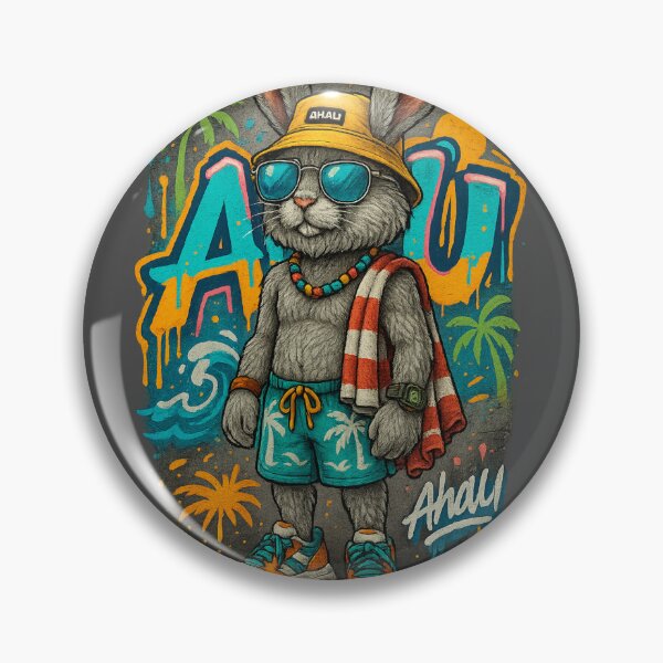 Item preview, Beach bunny Ahau streetwear design designed and sold by Ahau Designs.