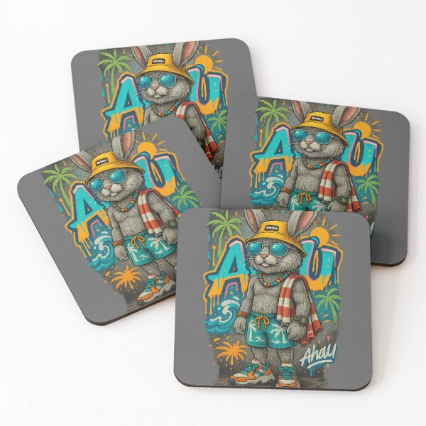Item preview, Beach bunny Ahau streetwear design designed and sold by Ahau Designs.