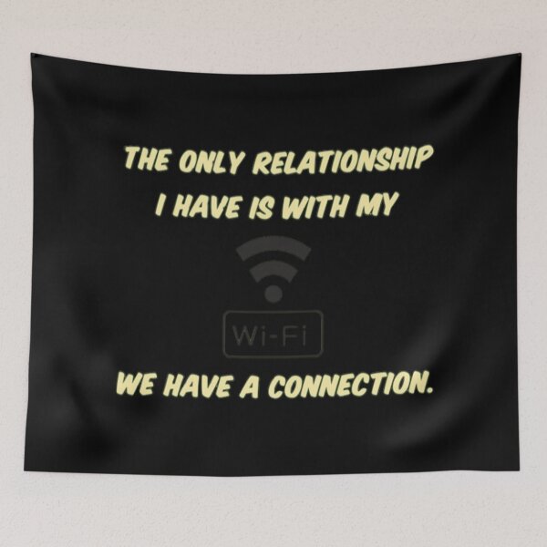Item preview, Wi-fi love quote designed and sold by FSFUNNYSAYINGS.