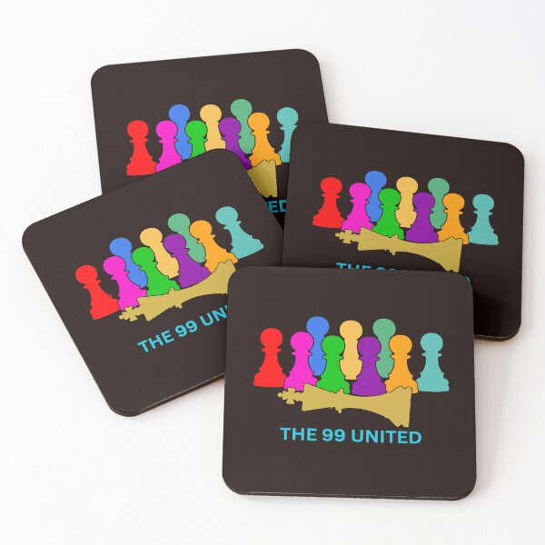 Item preview, The 99 United - Worldwide Unity of the 99% (Multi-color Pawns w/ Gold King)  designed and sold by  The 99 United.