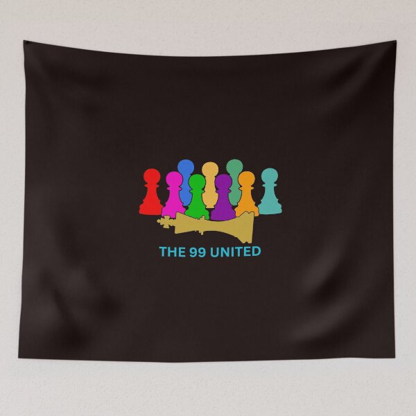 Item preview, The 99 United - Worldwide Unity of the 99% (Multi-color Pawns w/ Gold King)  designed and sold by  The 99 United.