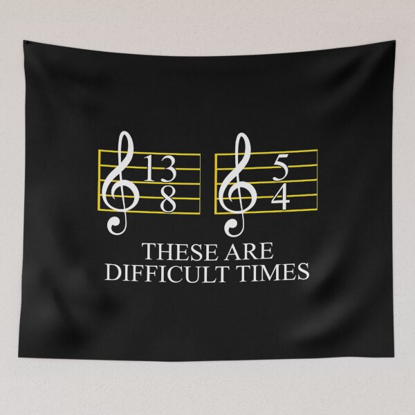 Item preview, Music These Are Difficult Times designed and sold by grekocicajs.