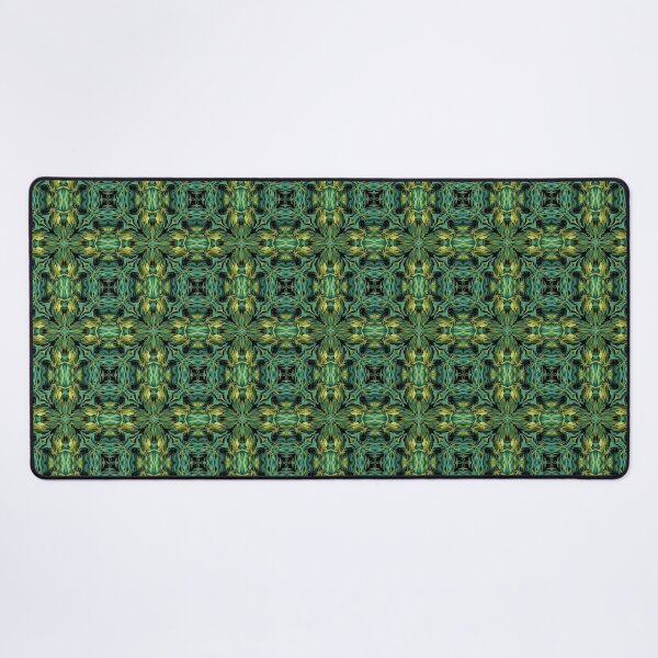 Item preview, Green Blue Yellow, Multicolor, tesselate, kaleidoscope, Diagonal Repeated Hexagonal Pattern Textures designed and sold by Digital-Davinci.