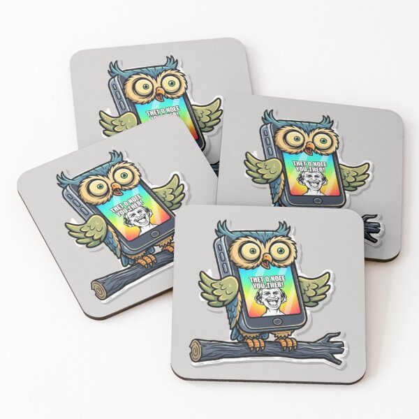 Item preview, HootPhone – The Smartphone Owl designed and sold by Lin's Art Lab.
