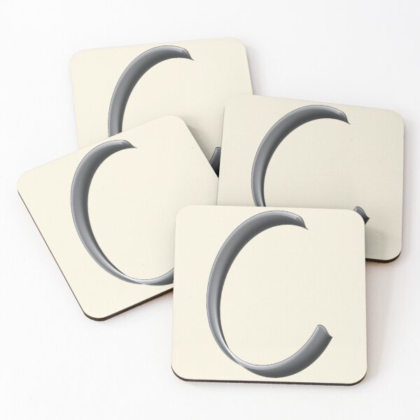 Item preview, 3D Metallic Letter C Typography Design designed and sold by Tem‑Tip of pen.