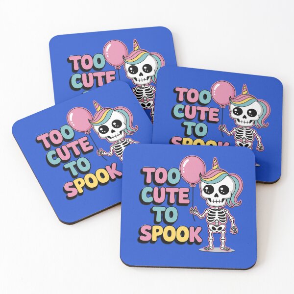 Item preview, Too Cute To Spook – Funny Halloween Skeleton Design designed and sold by LunaSpellStudio.