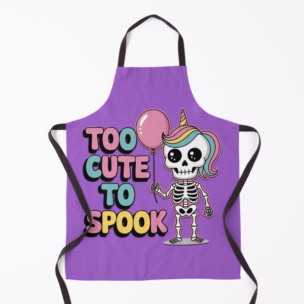 Item preview, Too Cute To Spook – Funny Halloween Skeleton Design designed and sold by LunaSpellStudio.