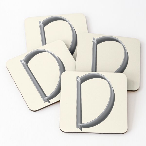 Item preview, 3D Metallic Letter D Typography Design designed and sold by Tem‑Tip of pen.