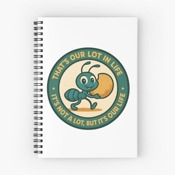 Item preview, That’s Our Lot in Life – Funny Ant Cartoon Quote designed and sold by Zippitydodads.