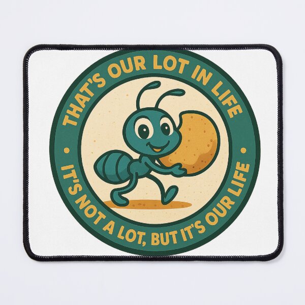 Item preview, That’s Our Lot in Life – Funny Ant Cartoon Quote designed and sold by Zippitydodads.