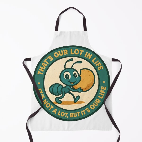 Item preview, That’s Our Lot in Life – Funny Ant Cartoon Quote designed and sold by Zippitydodads.