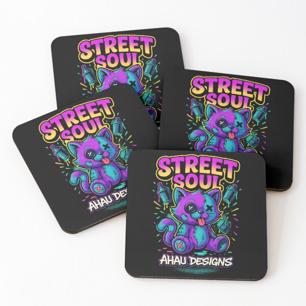 Item preview, Street Soul urban cat Ahau Designs designed and sold by Ahau Designs.
