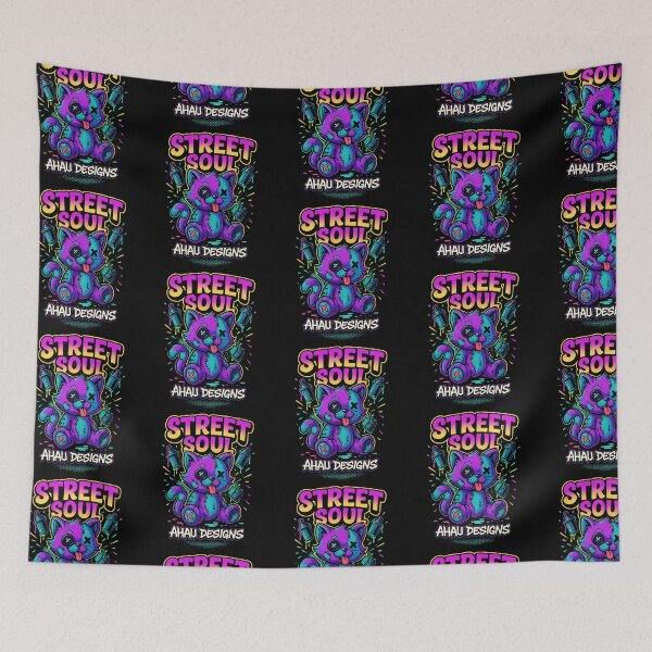 Item preview, Street Soul urban cat Ahau Designs designed and sold by Ahau Designs.