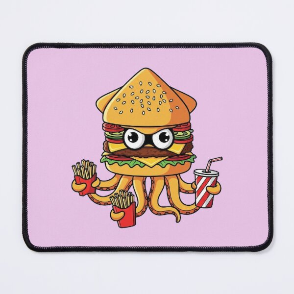 Item preview, SquidBurger – The Fast Food Squid designed and sold by Lin's Art Lab.