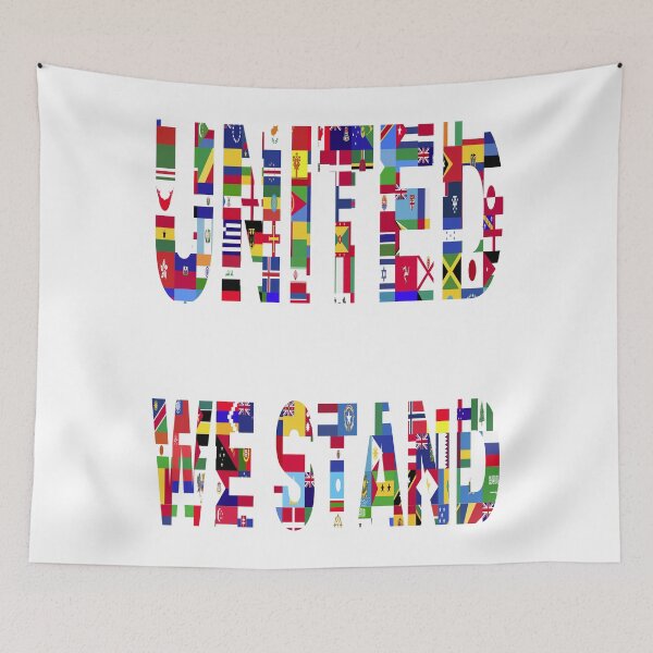 Item preview, United We Stand-Unity/Togetherness/Cooperation/Wisdom designed and sold by Printoweb.