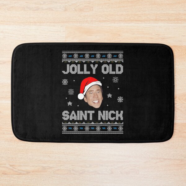 Item preview,  Jolly Old Saint Nick Nicolas Cage Christmas designed and sold by ShayneHoman.