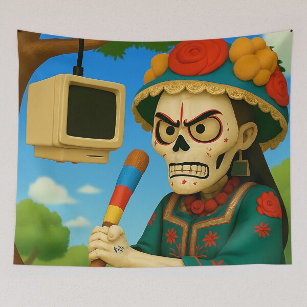 Item preview, Furious Skele-Frida designed and sold by Slater-Bug.