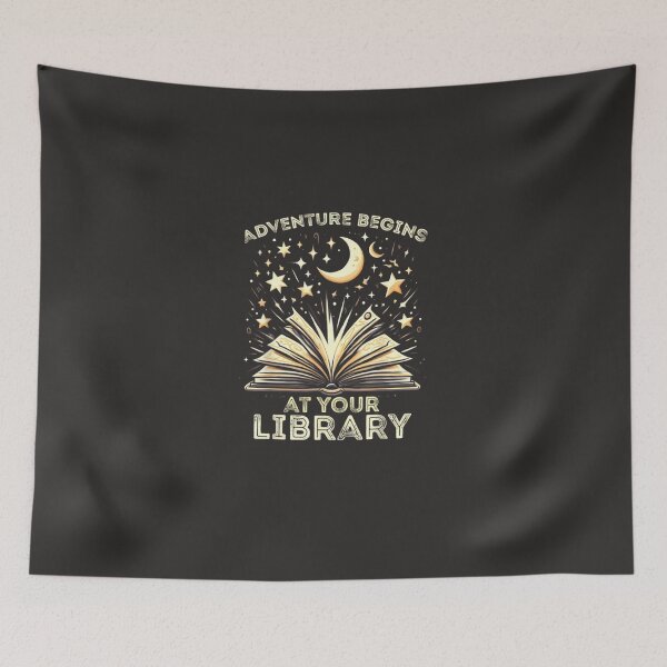 Item preview, Adventure Begins At Your Library 2024 designed and sold by priddywaasb.